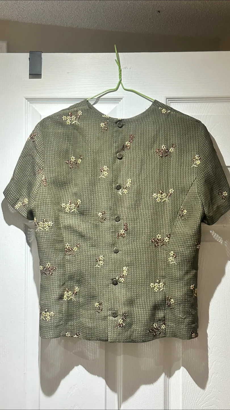 Floral Button-Down Top thumbnail