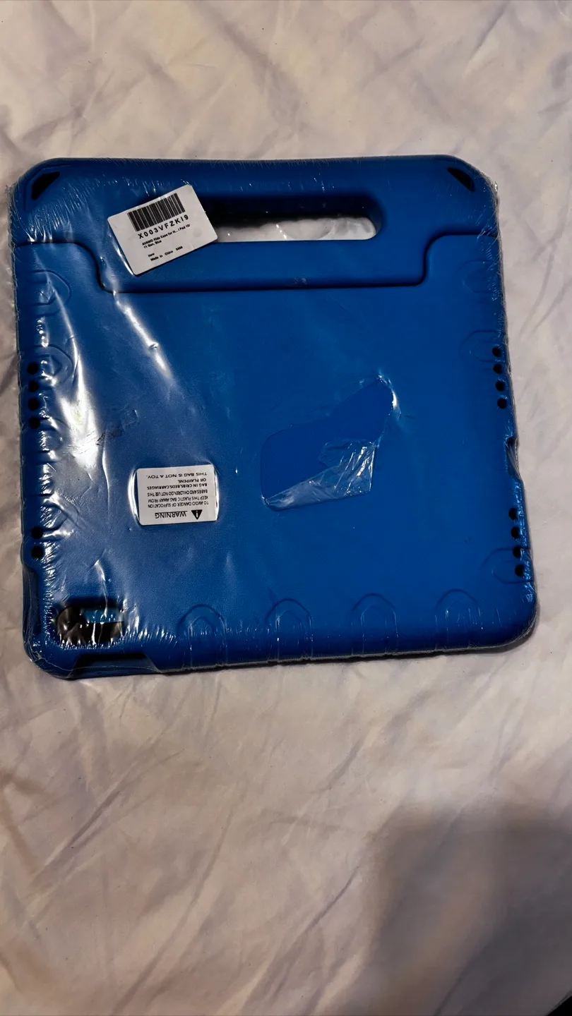 Blue iPad Shockproof Case w/ Screen Protector image indicator(2)