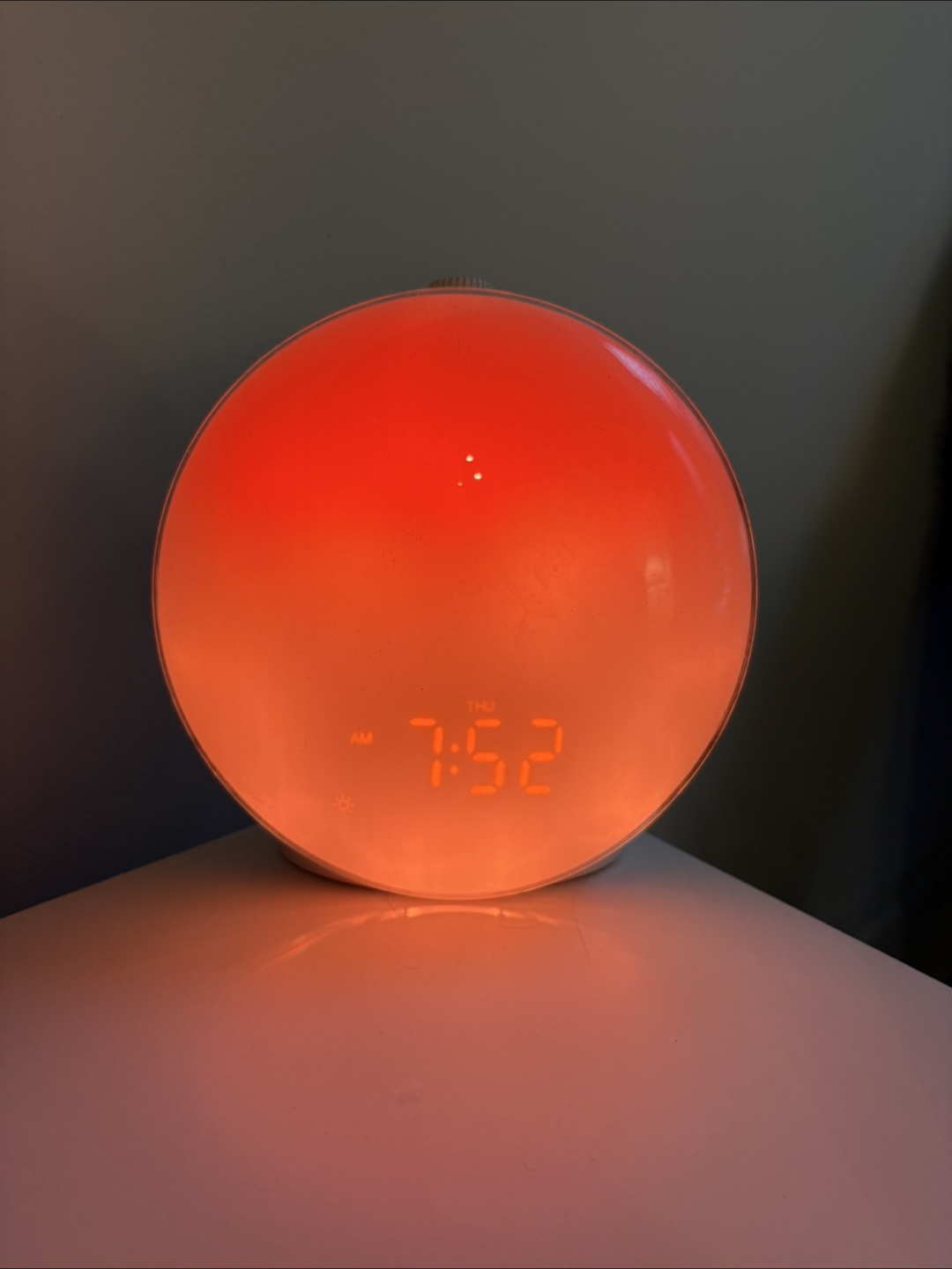 Sunrise LED clock