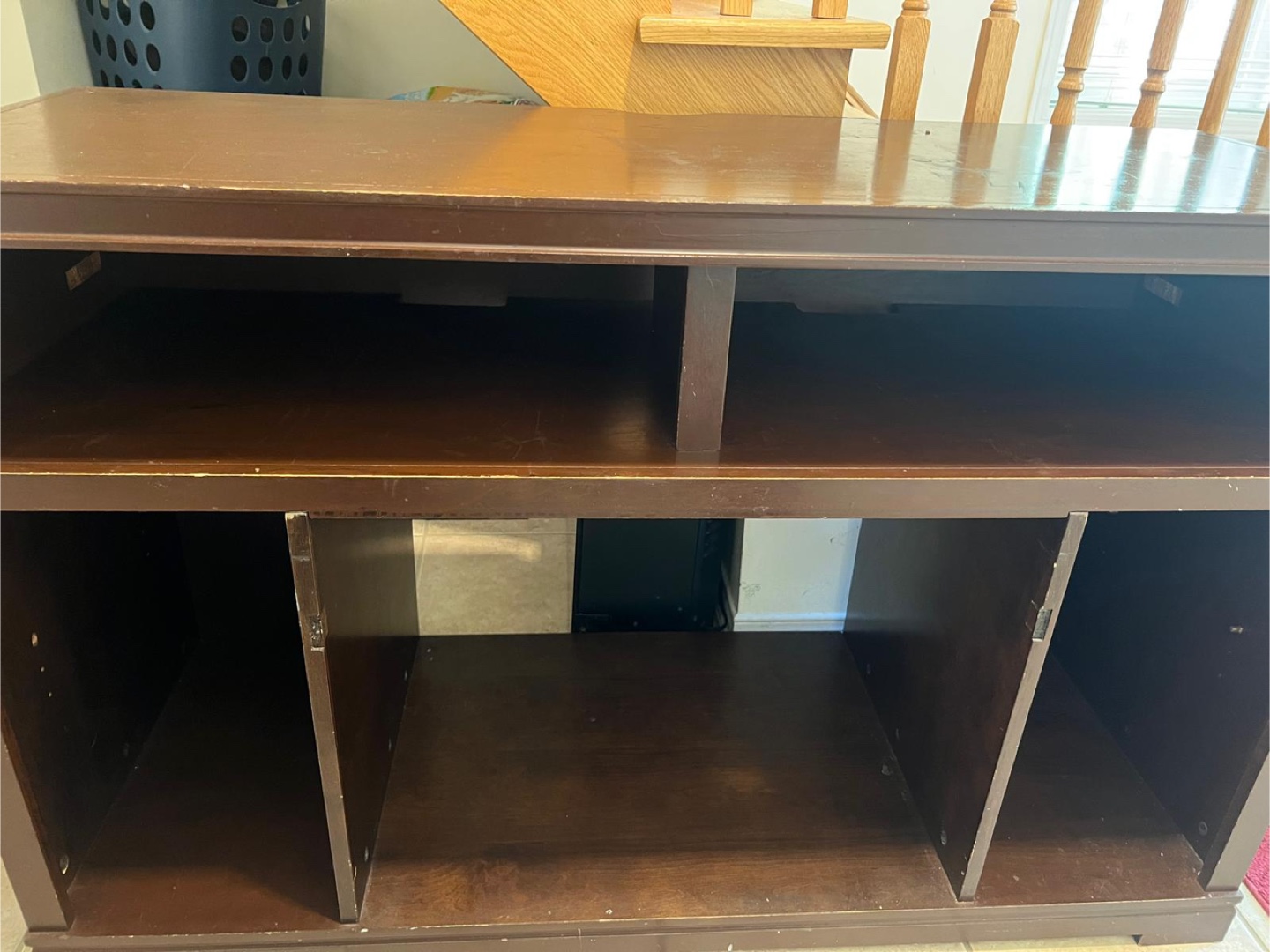 Brown Fireplace TV Stand - photo 3
