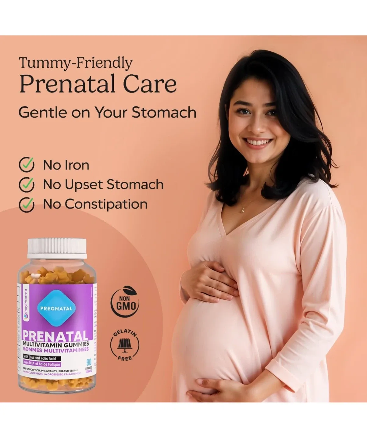 PolyPharma Prenatal Multivitamin Gummies, 90 count image indicator(6)