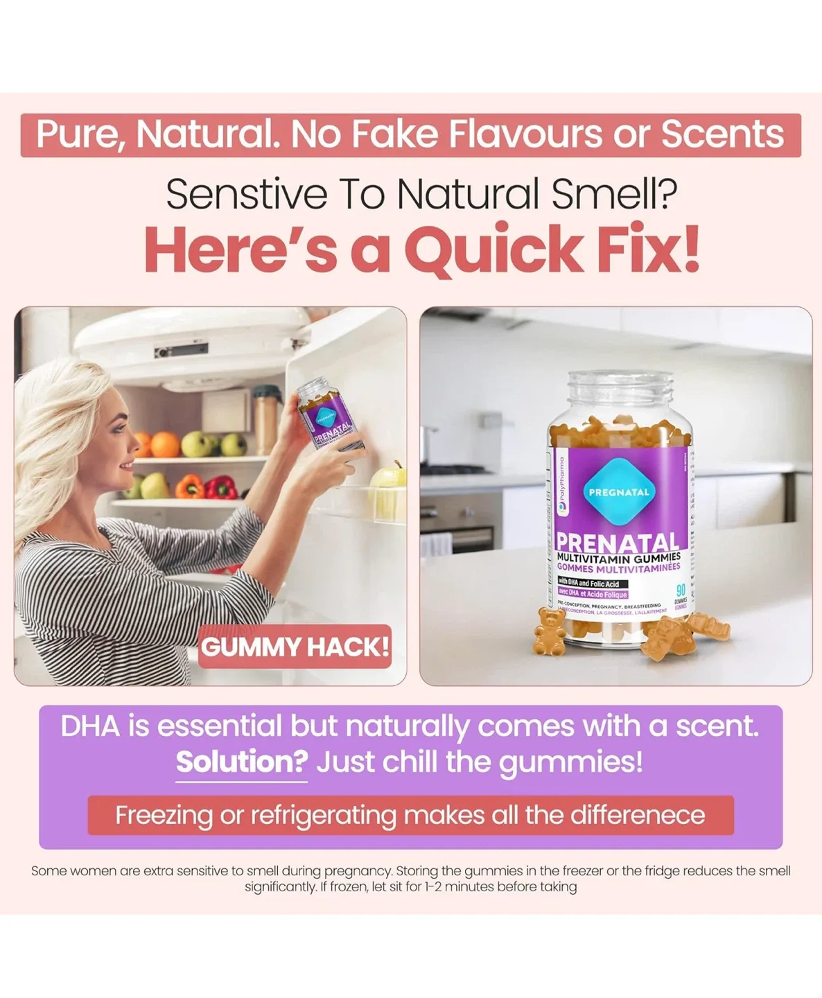 PolyPharma Prenatal Multivitamin Gummies, 90 count image indicator(2)