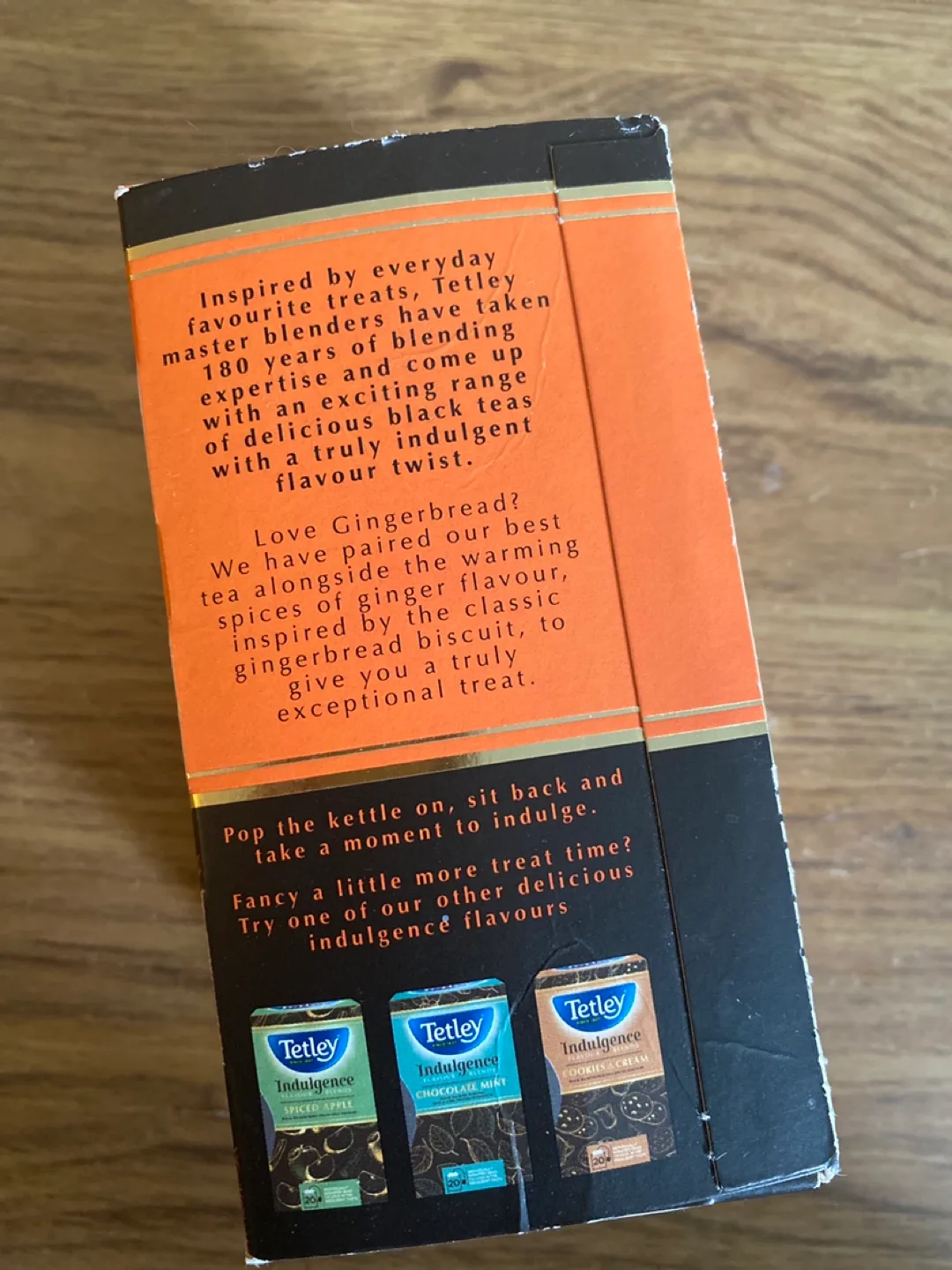 Tetley Indulgence Gingerbread Black Tea - 20 Bags image indicator(2)