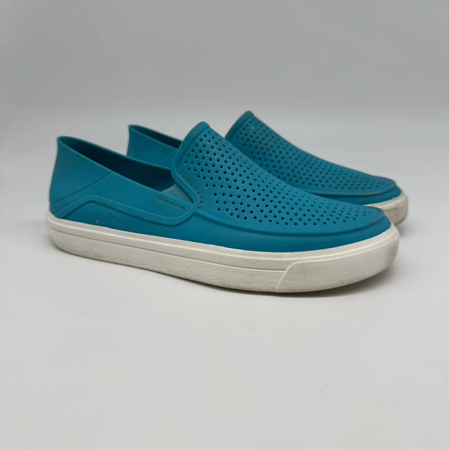 Crocs Blue Slip-On Comfort Shoes – Size 8 US ,38EU thumbnail