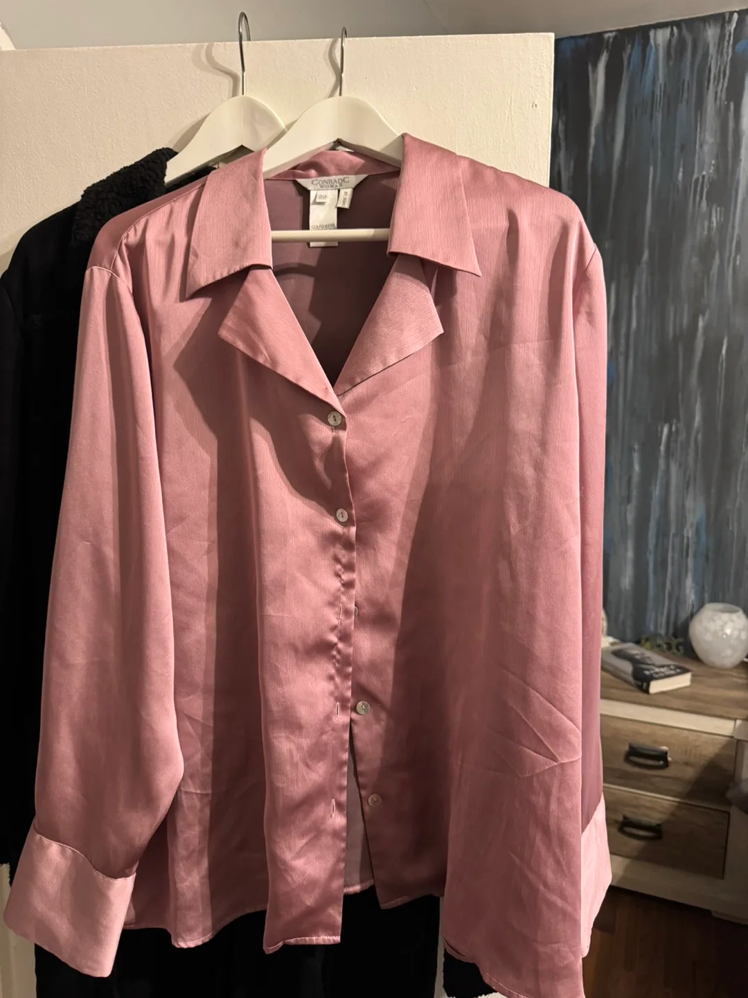 Conbac Pink Button-Up Shirt - Size 22 thumbnail