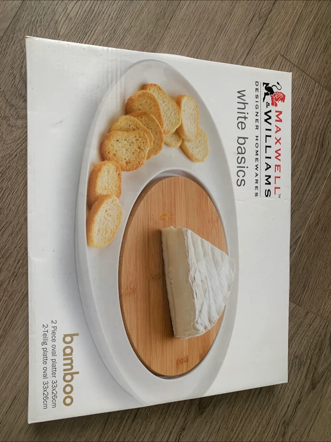 Maxwell & Williams Bamboo Oval Platter 33x26cm thumbnail