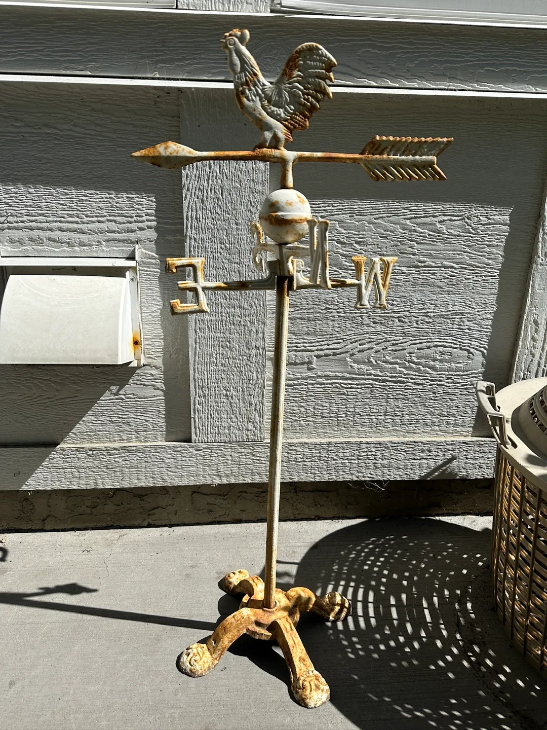 Rooster Weathervane Garden Yard Decor 33” thumbnail