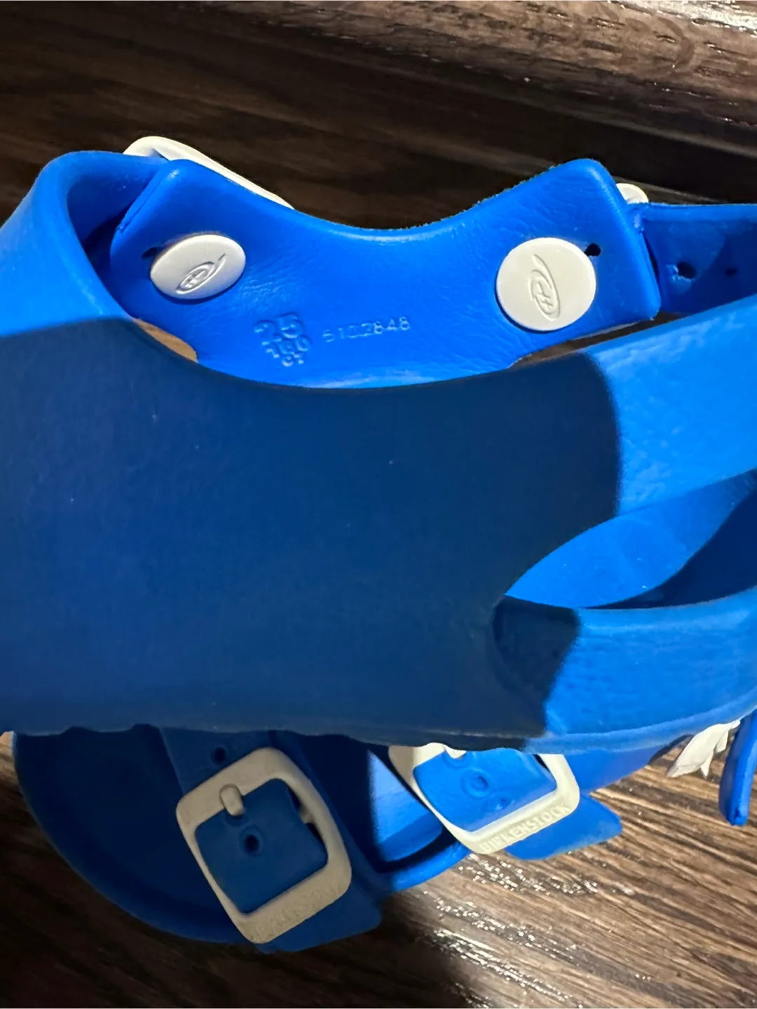 Birkenstock Milano Essentials Kids toddler Sandals Blue Size 7 image indicator(5)