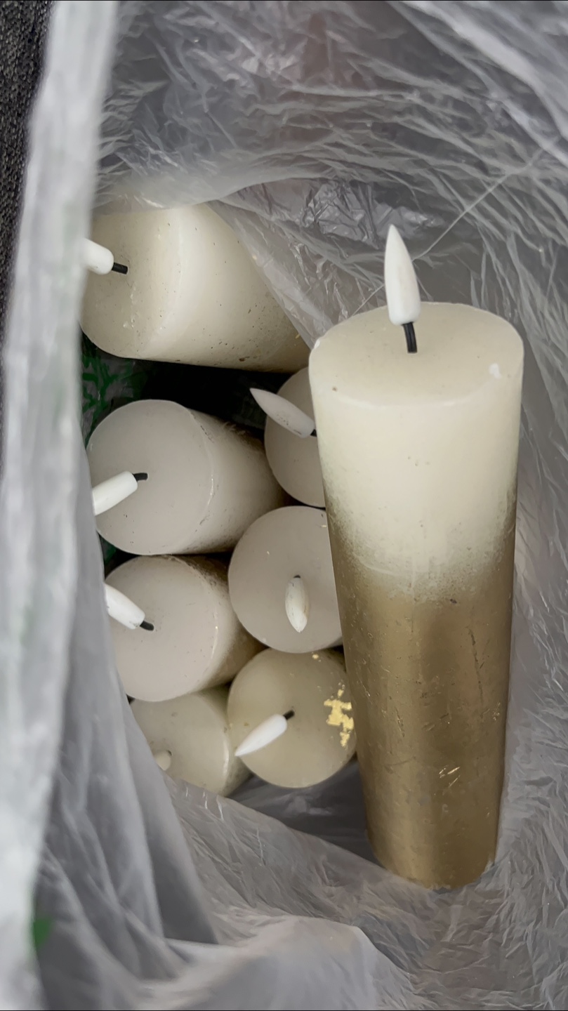LED Candles - Flameless, Gold Color - photo 2