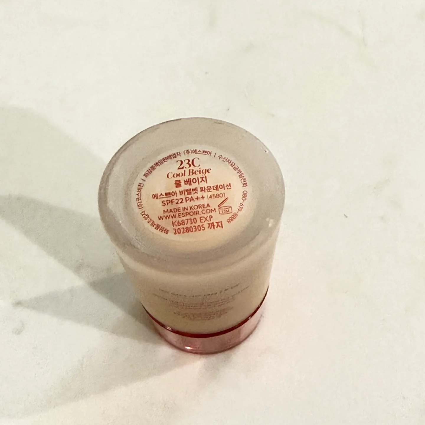 Espoir Be Velvet Foundation 23C Cool Beige image indicator(3)