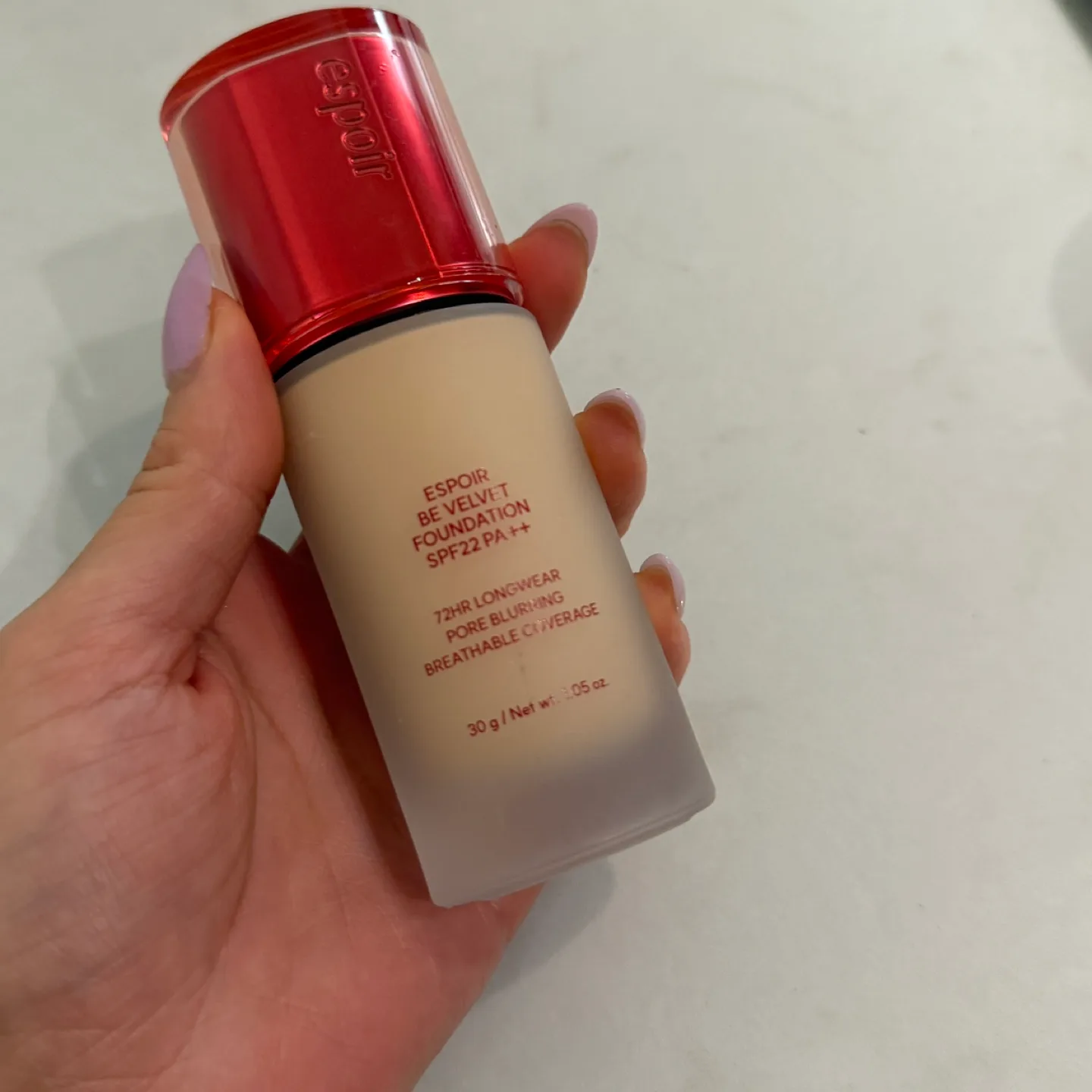 Espoir Be Velvet Foundation 23C Cool Beige image indicator(2)