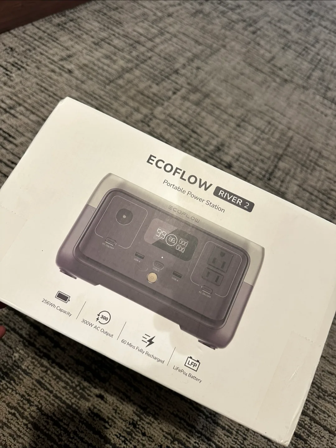 EcoFlow River 2 Portable Power Station - Like New!