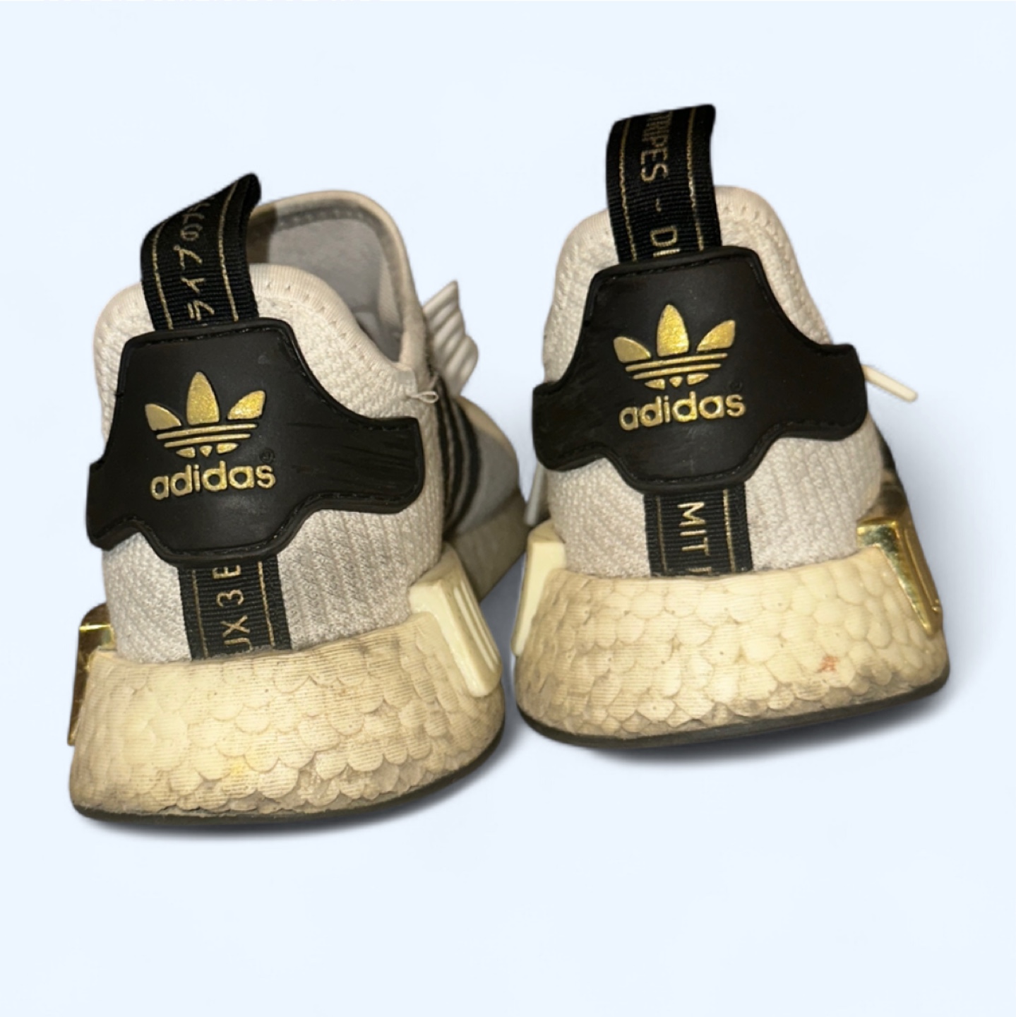 Adidas NMD R1 White/Grey, US 6.5 - photo 3