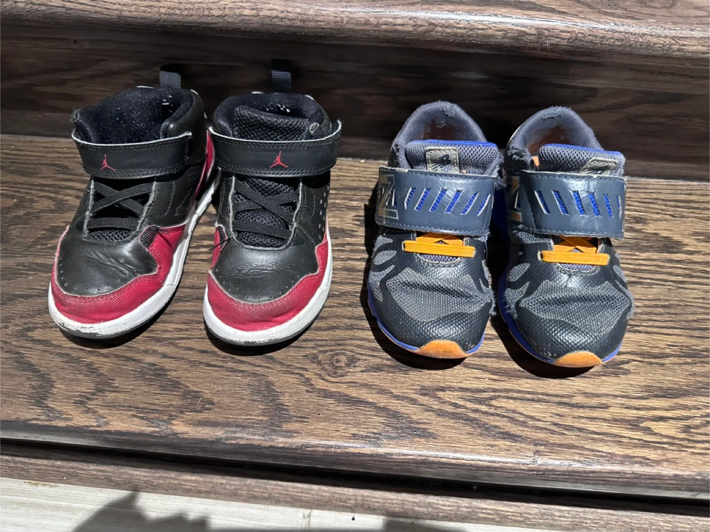 Jordan Flight + New Balance toddler kids shoes size 9 thumbnail