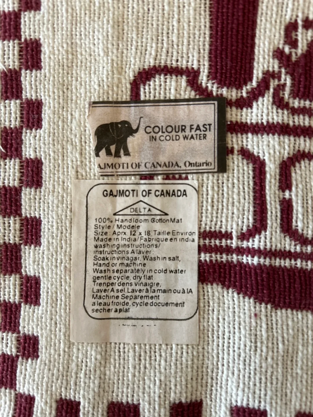 Gajmoti of Canada Kitchen placemats image indicator(3)