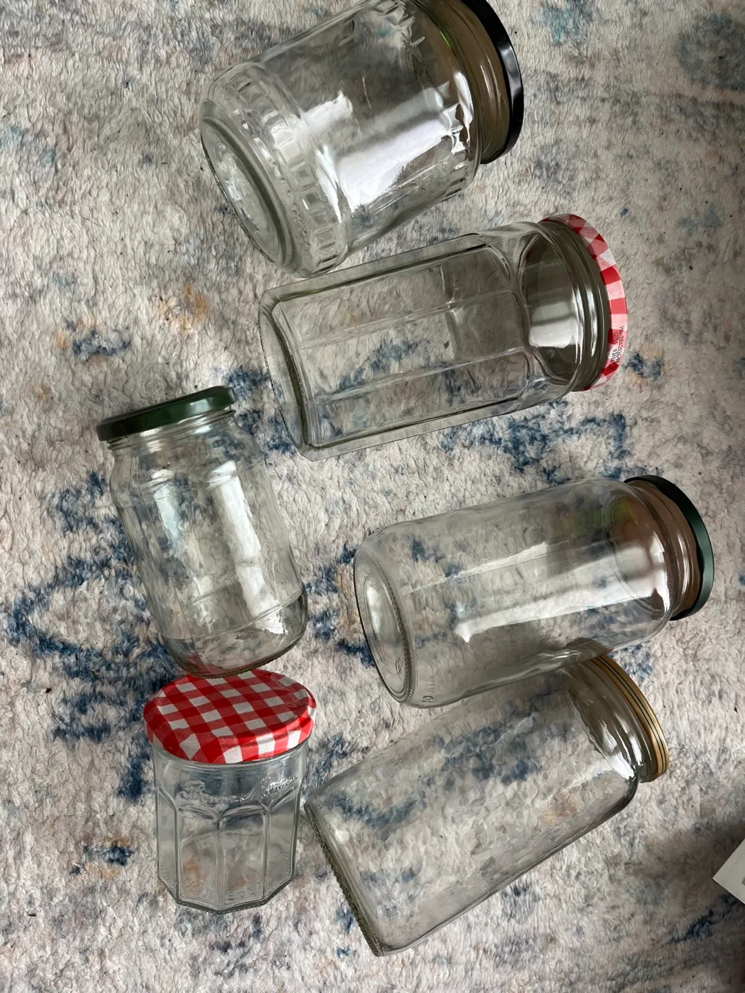 Free Glass Jars with Lids