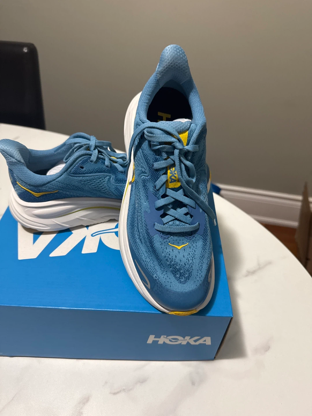 Hoka Clifton 9 Men's Running Shoes - Blue - photo 3