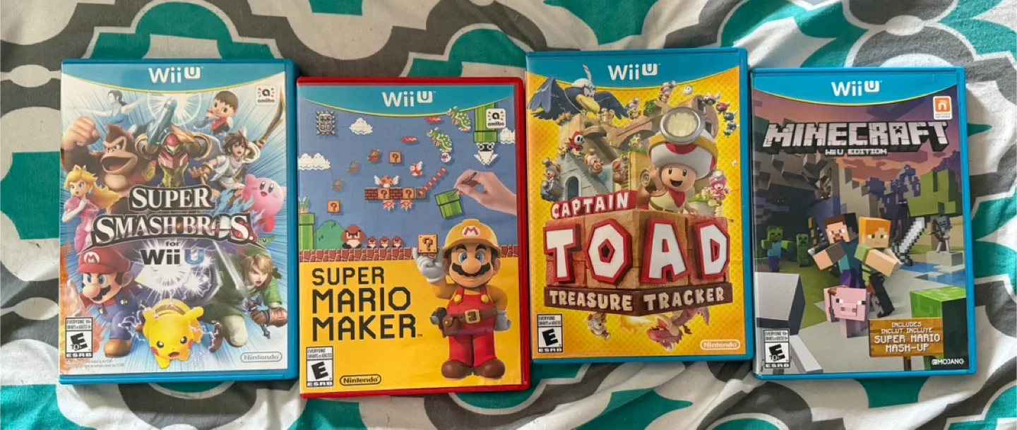 Nintendo Wii U Console with Games image indicator(2)