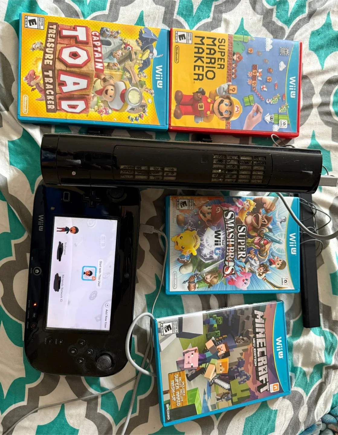 Nintendo Wii U Console with Games thumbnail