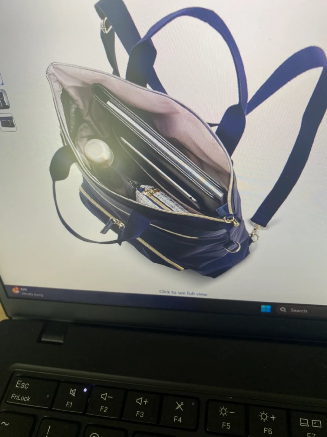 Samsonite Navy Blue Convertible Backpack Tote