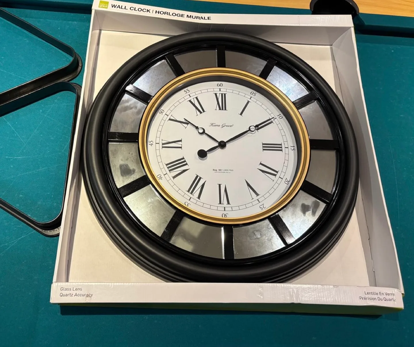 New! Kiera Grace 22" Wall Clock thumbnail