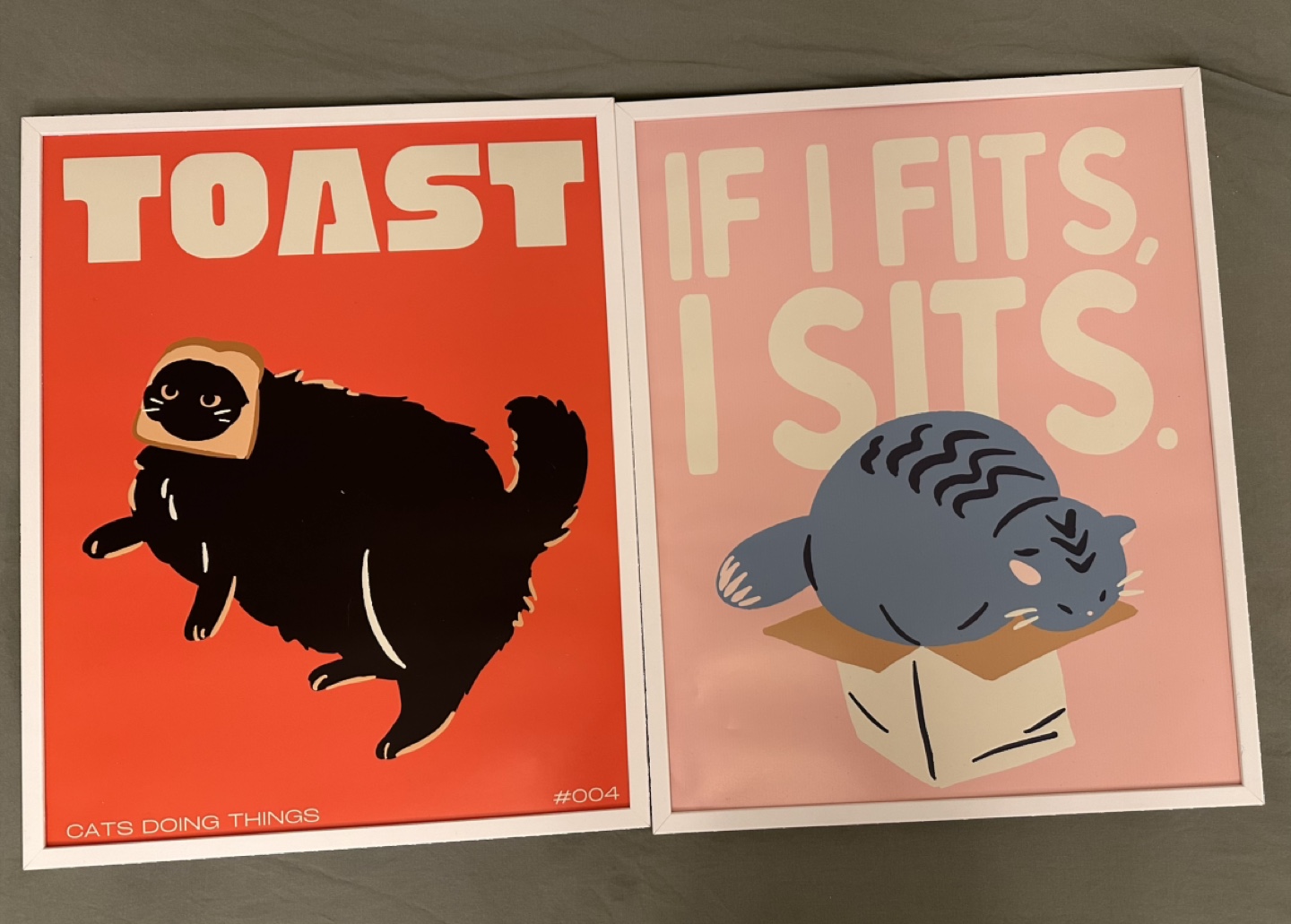 Cat Art Prints - Set of 5 - photo 2