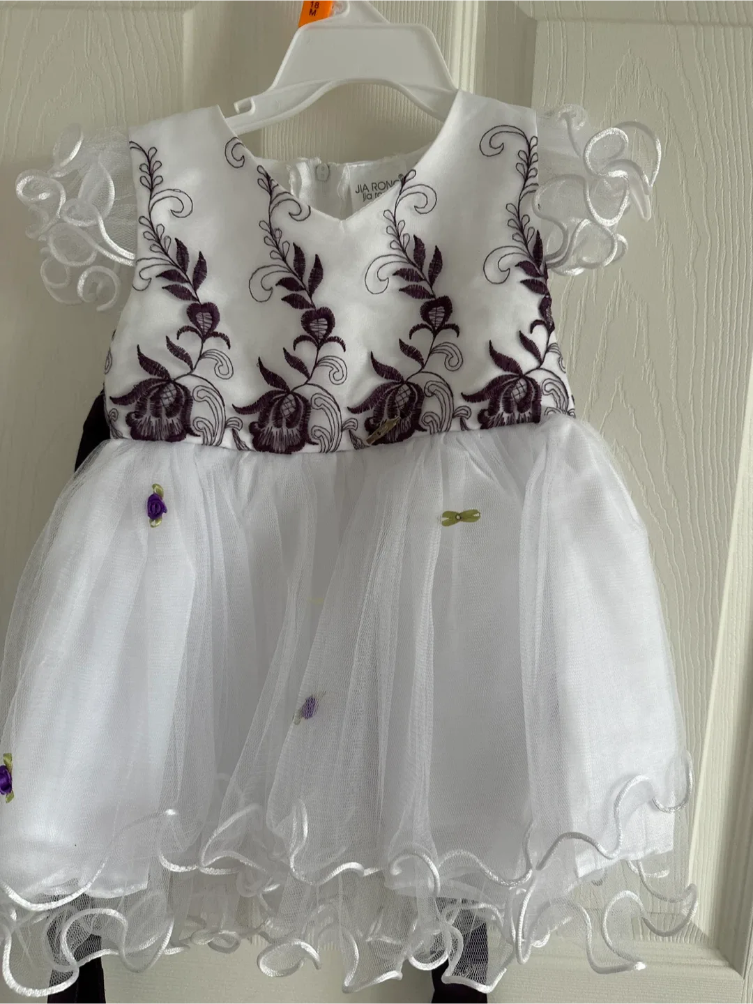 Dress - White, Embroidered image indicator(2)
