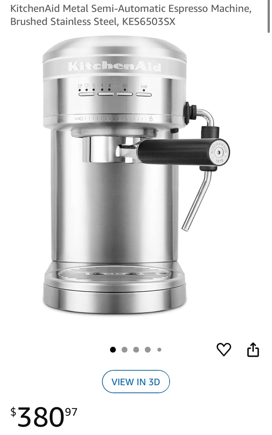 KitchenAid KES6503SX Espresso Machine image indicator(2)