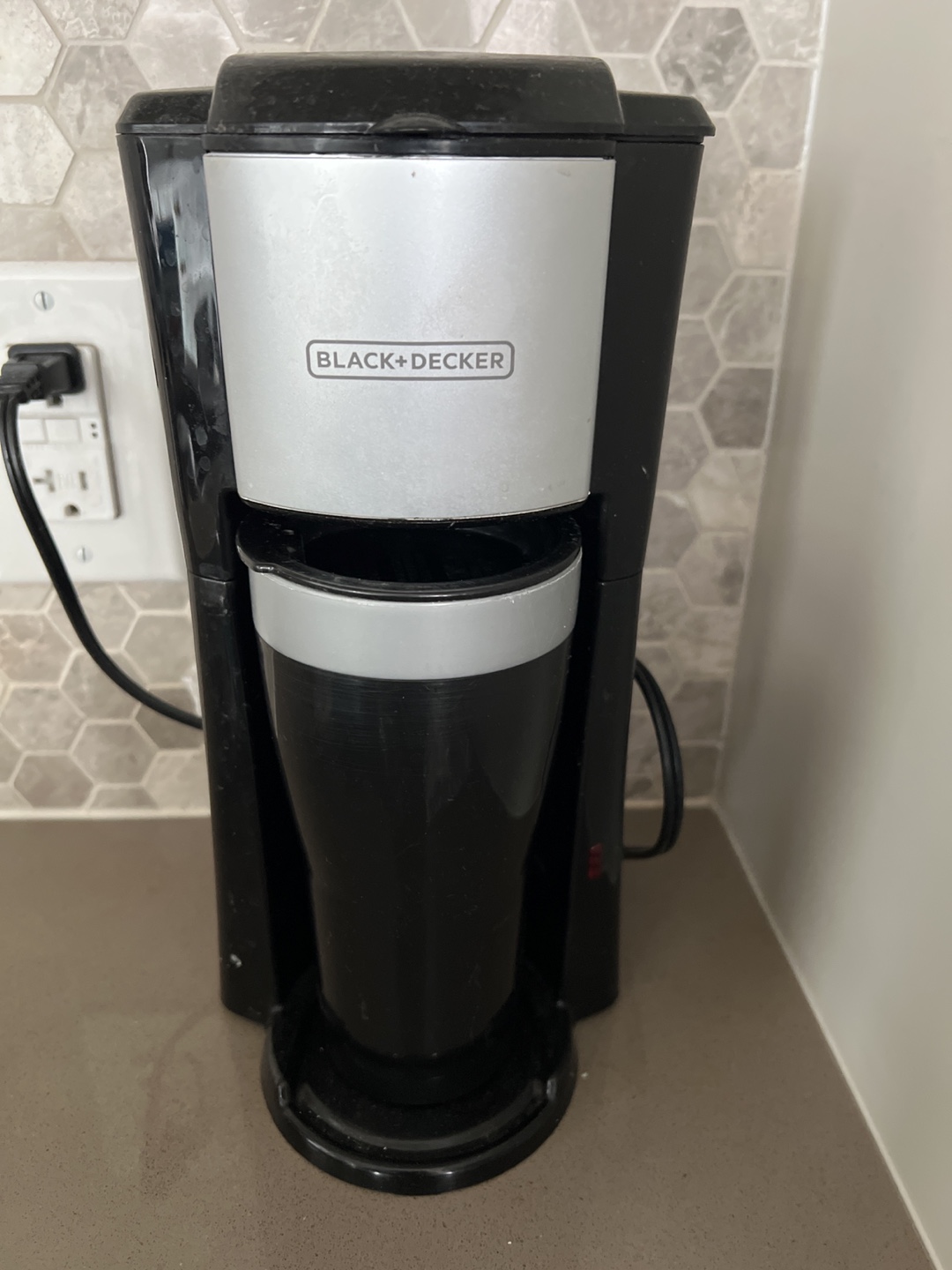 Black+Decker Coffee Maker - Black & Silver