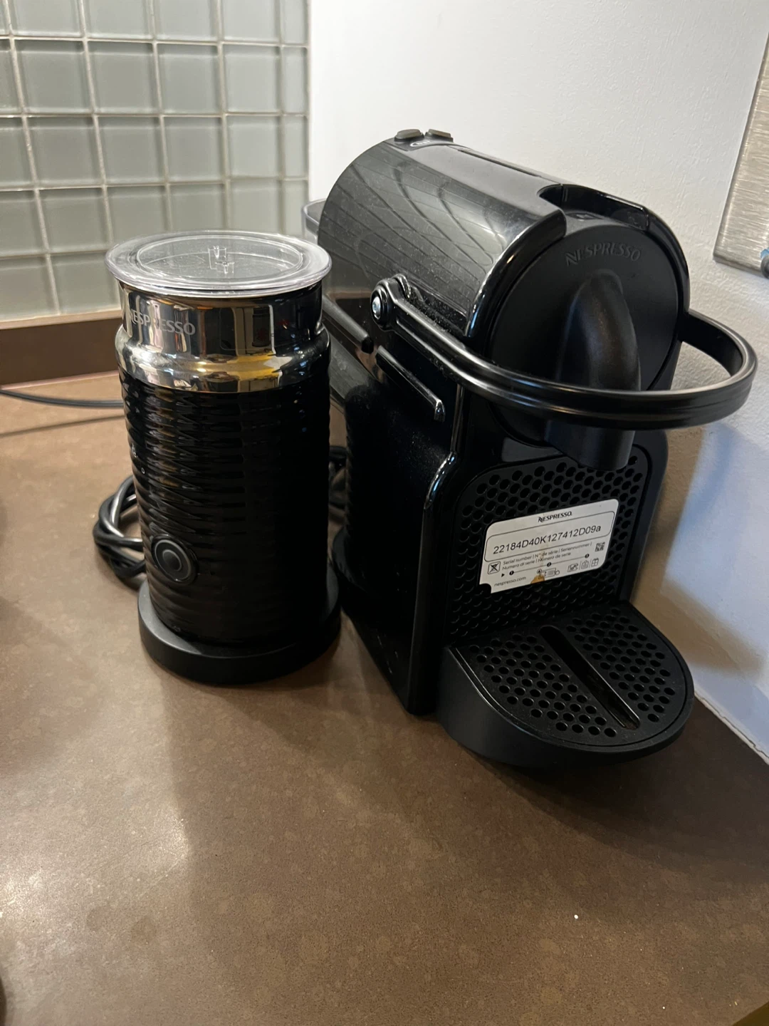 Nespresso Essenza Mini Coffee Maker with Aeroccino