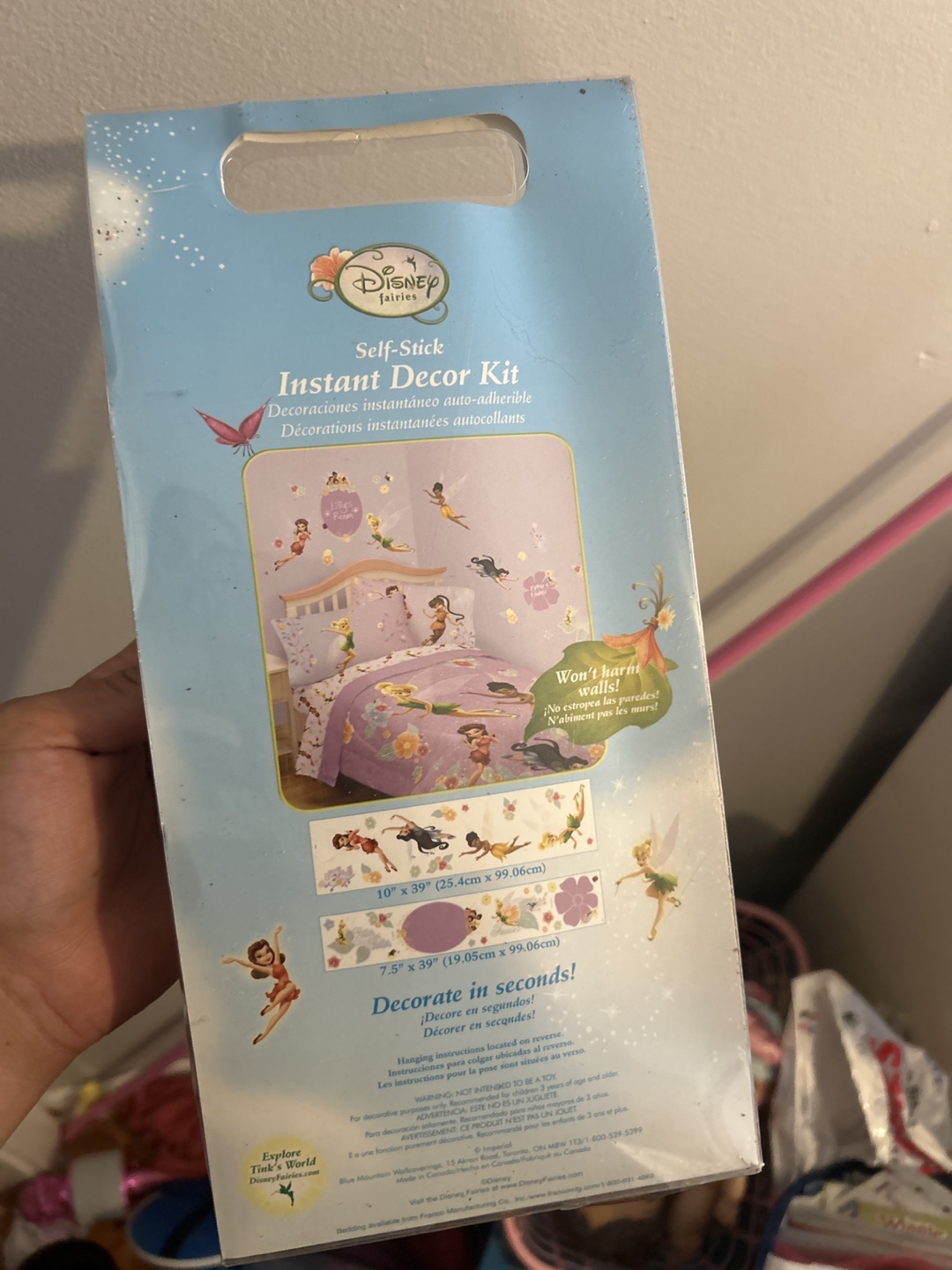 Disney Fairies Self-Stick Instant Decor Kit - photo 2