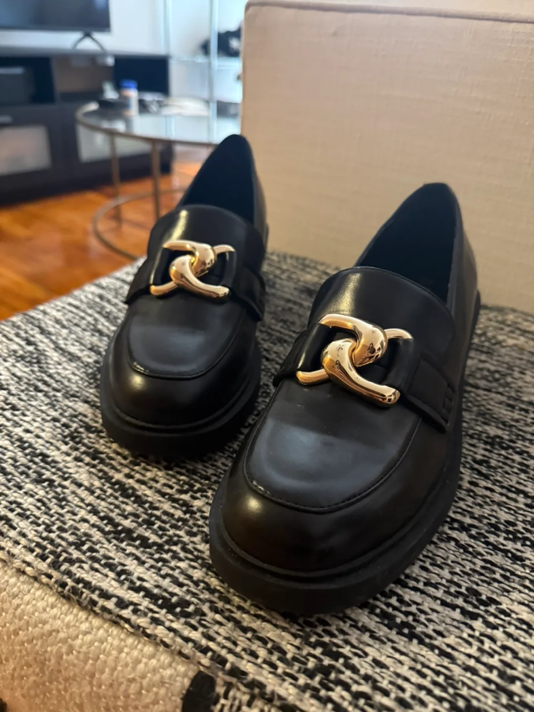 Aerosoles Black Loafers image indicator(3)