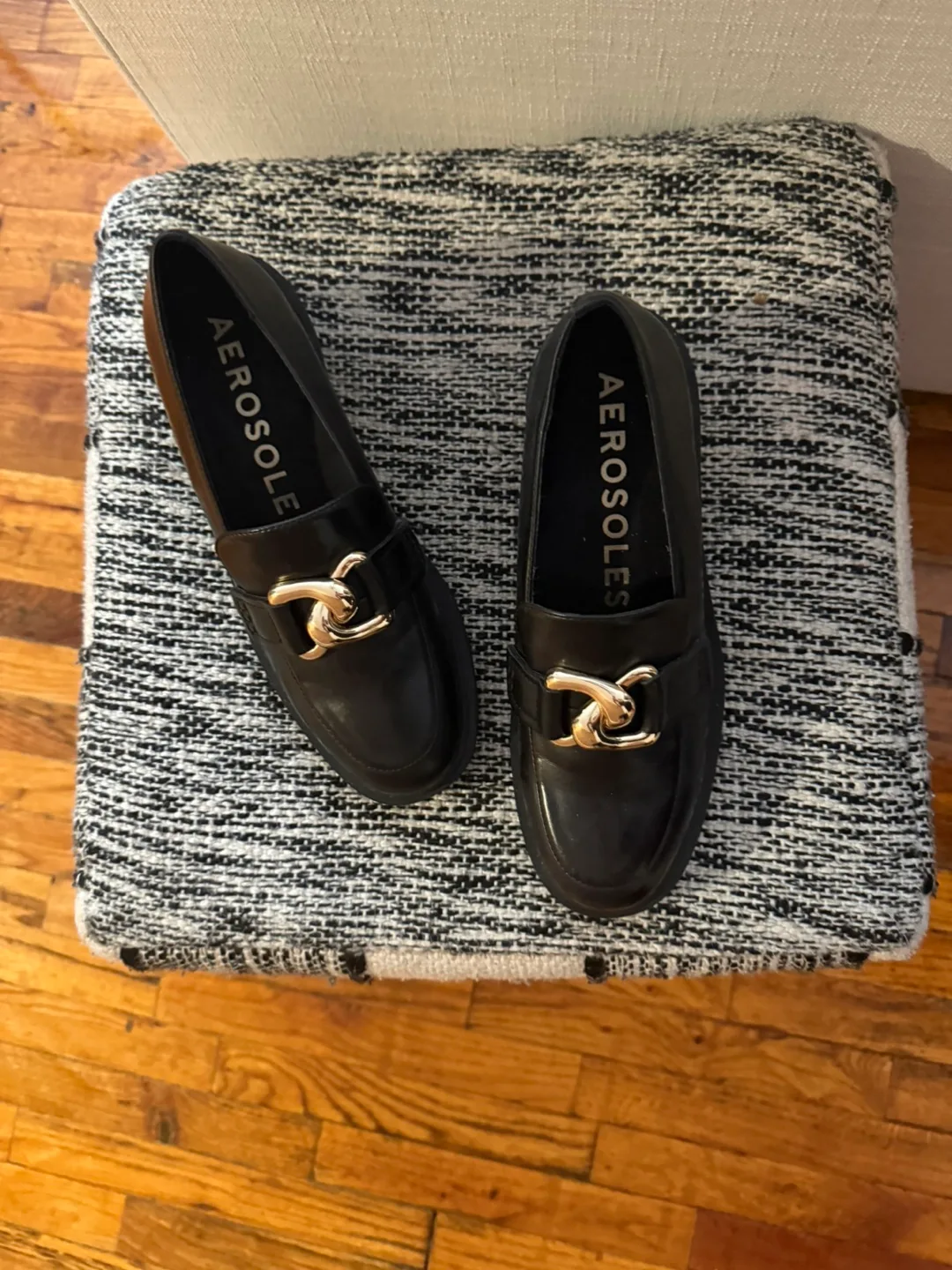 Aerosoles Black Loafers