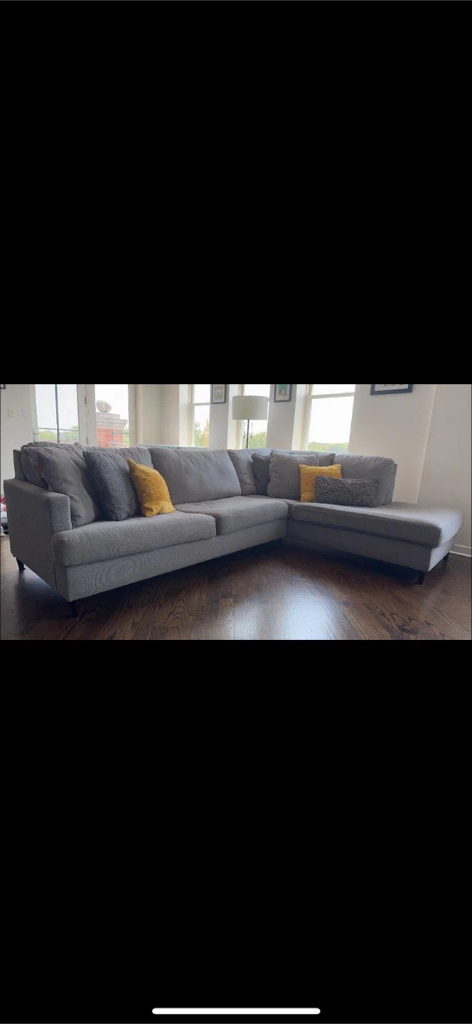 Gray Sectional Sofa from Ashley - photo 2