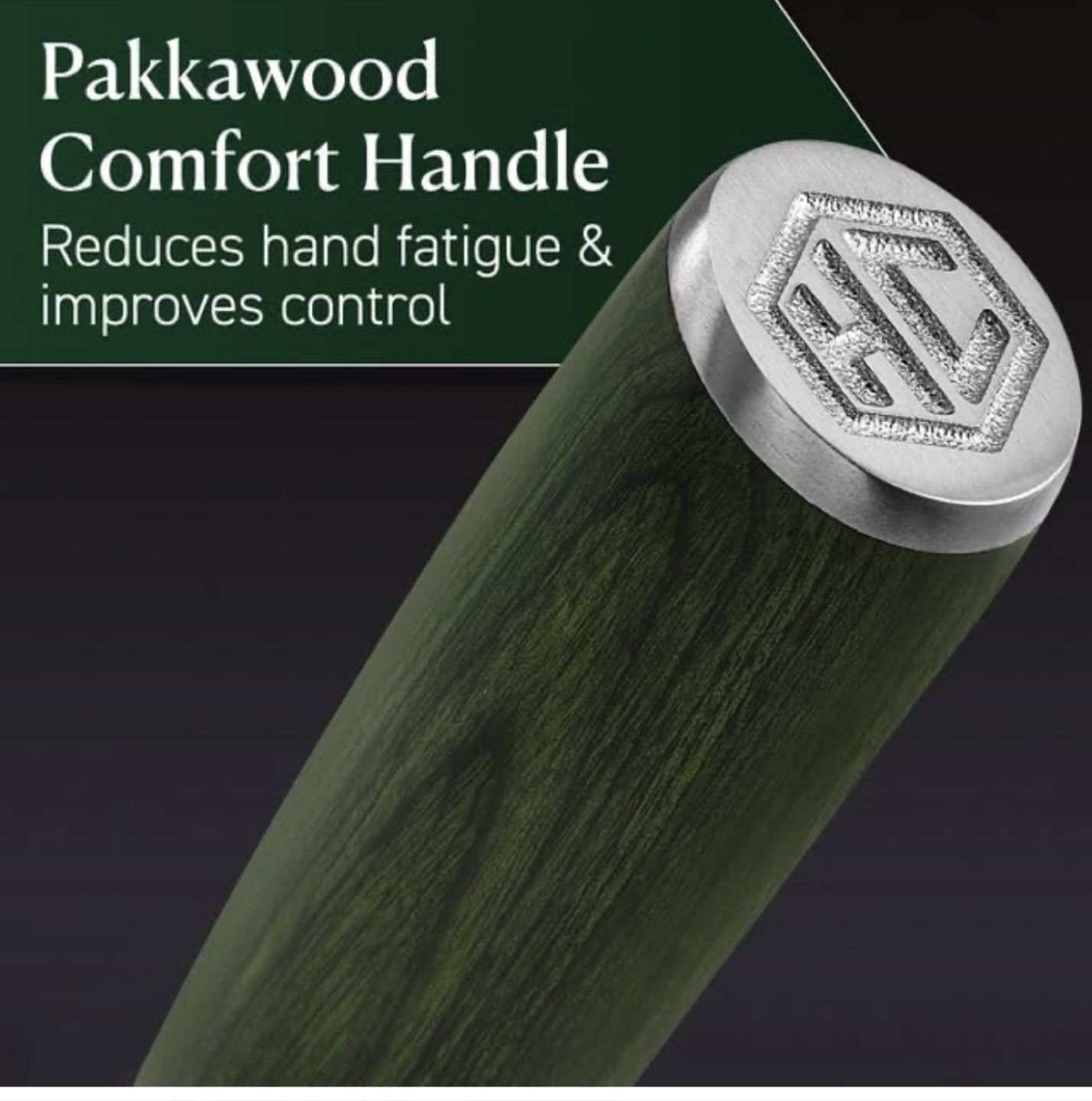 Hexclad 6-Piece Knife Set with Pakkawood Handles - photo 4