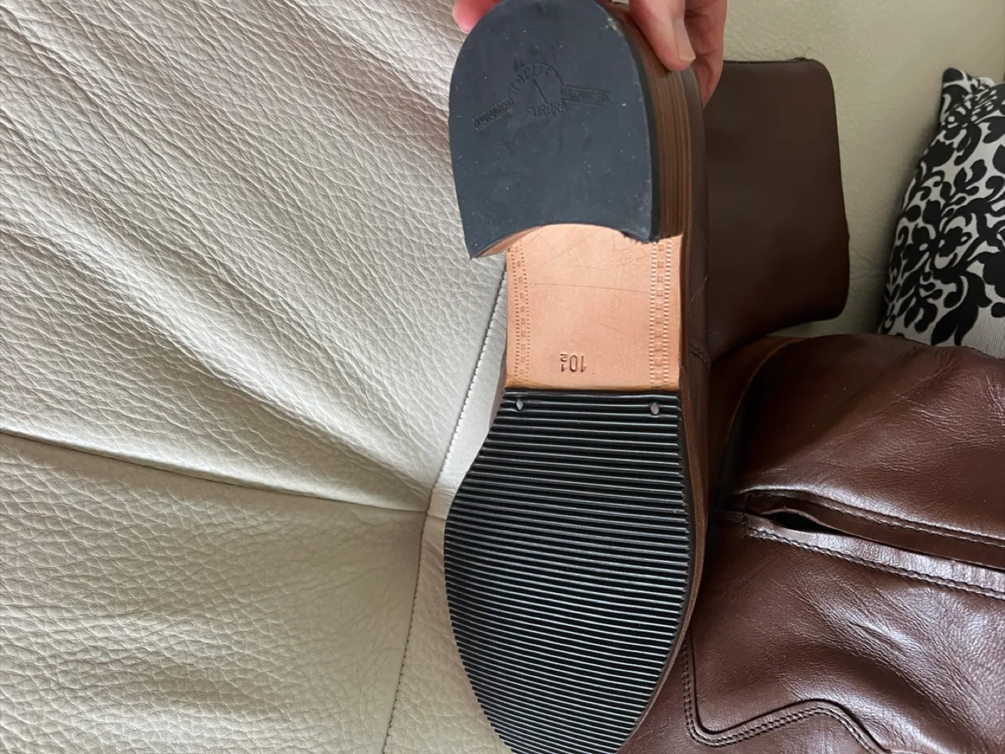 Leather Brown Boots - Size 10 1/2 image indicator(2)