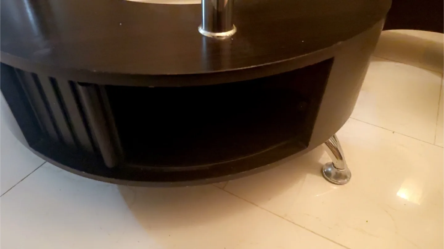 Savon 52.5" Modern S-shaped + Storage Coffee Table image indicator(2)