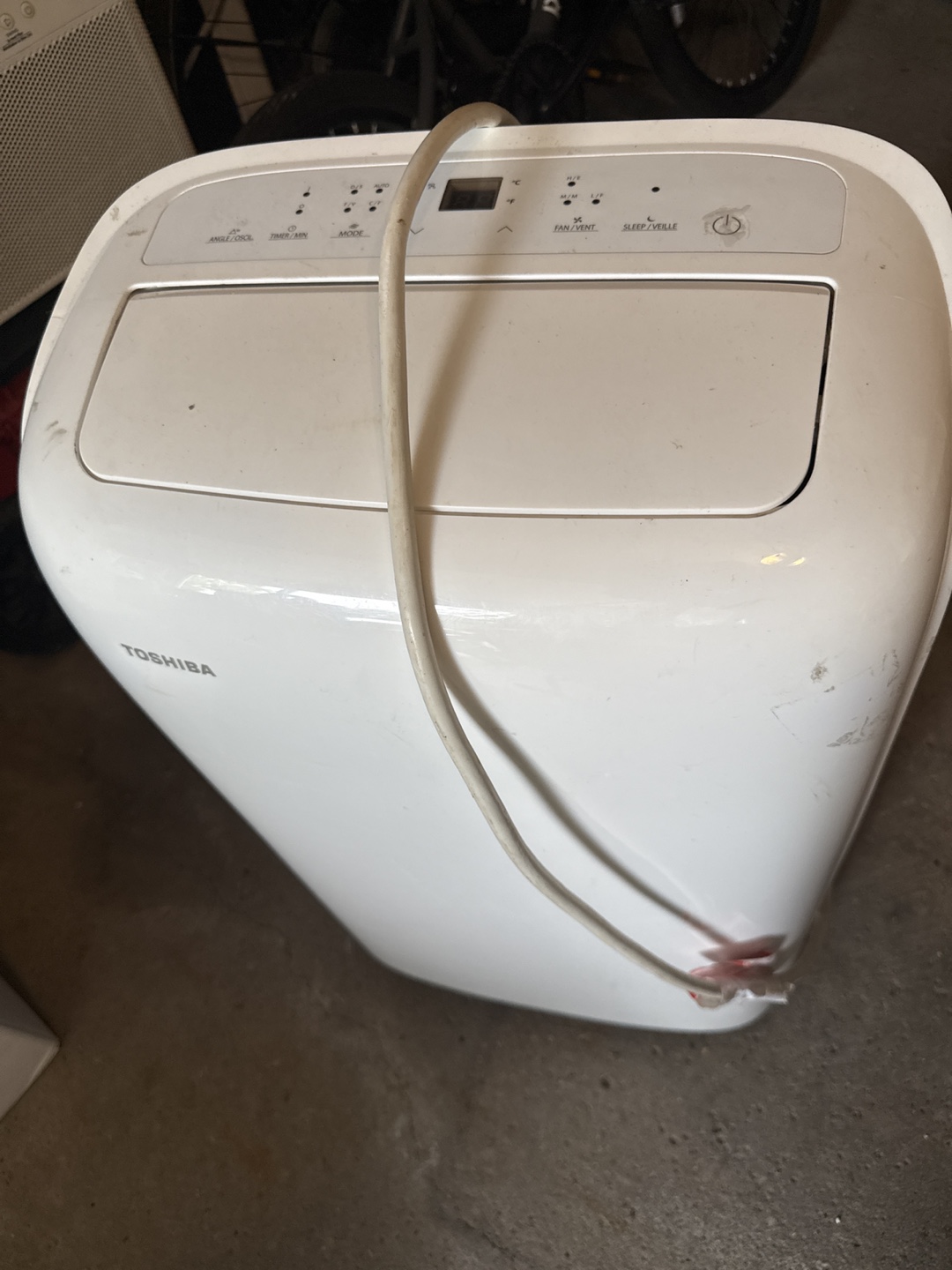 Toshiba Portable Air Conditioner 12000btu