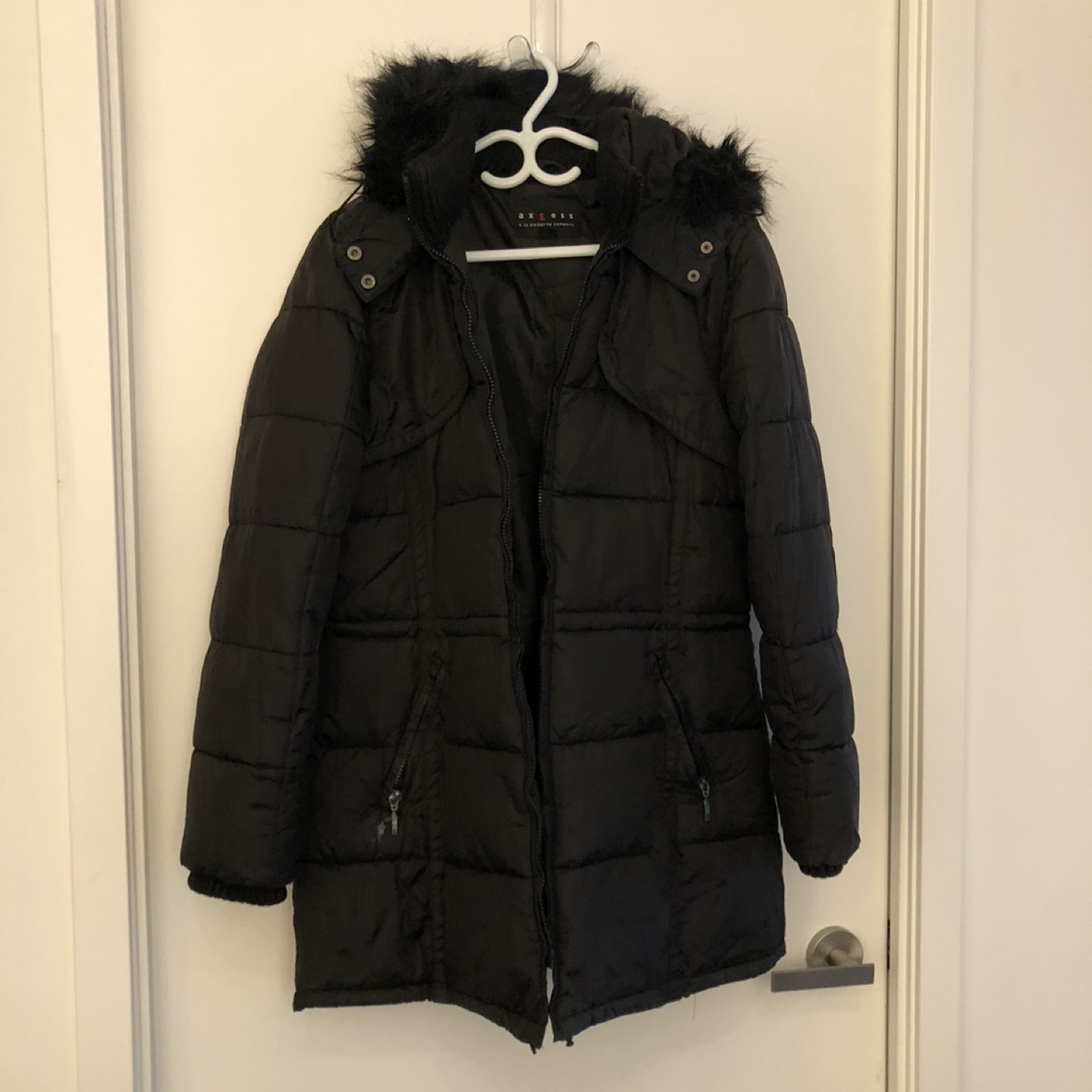 Axcess Liz Claiborne Black Winter Coat - M/M