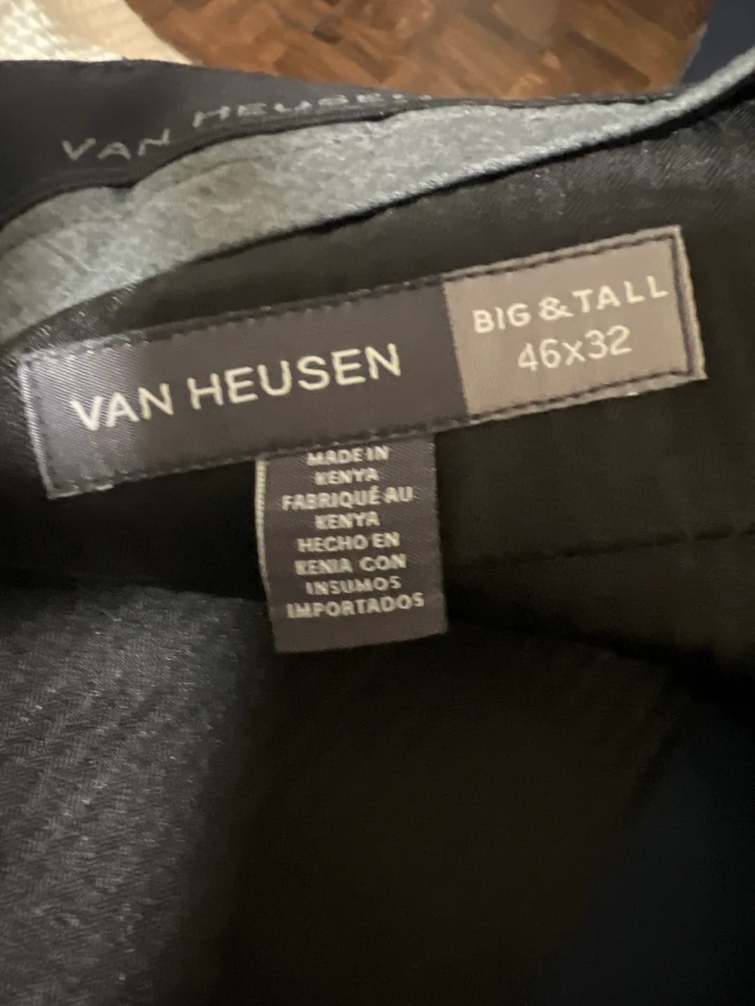 Van Heusen Big & Tall Dress Pants 46x32 image indicator(4)