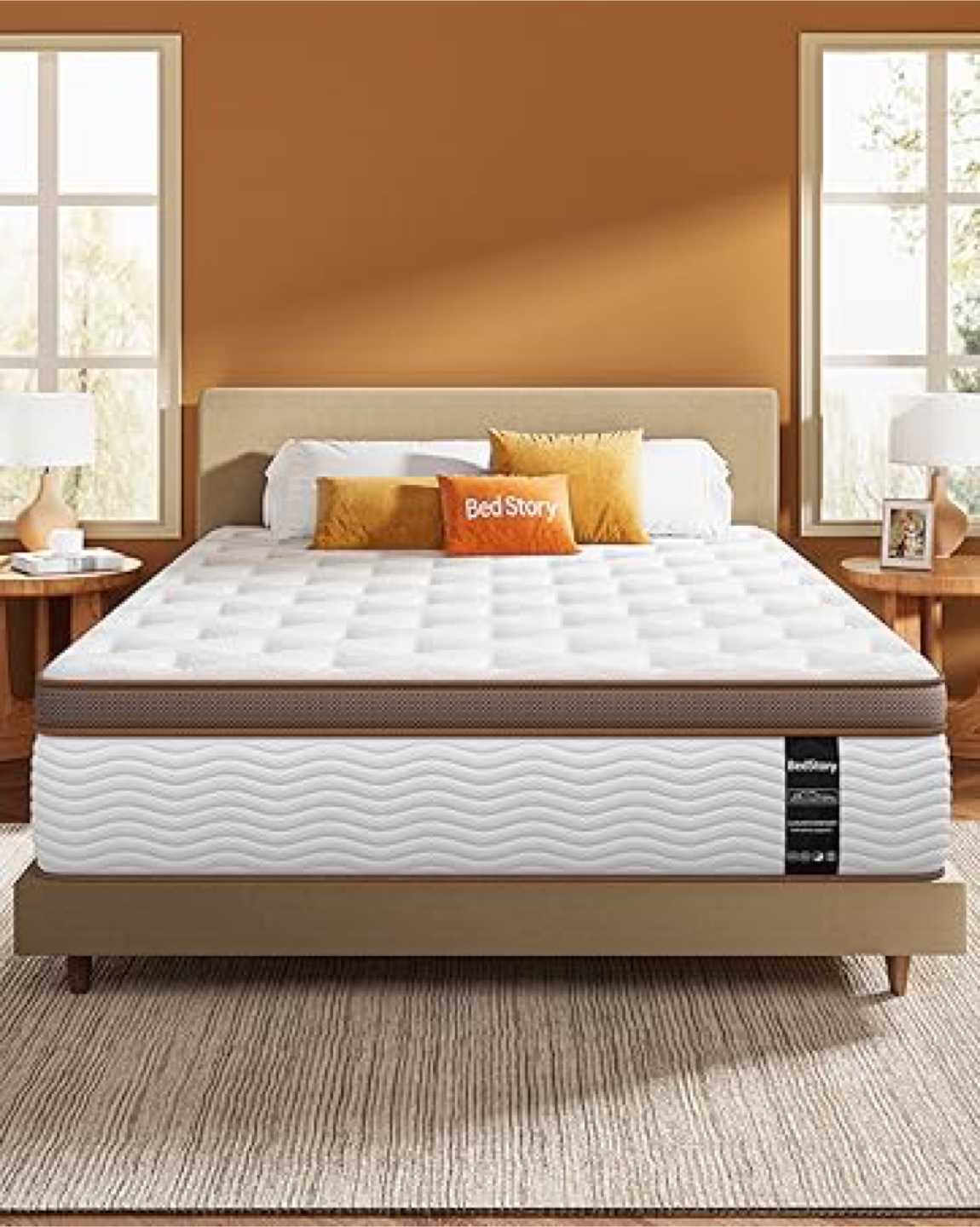 Pickup Tomorrow, BedStory Hybrid King Mattress 14-Inch - photo 3