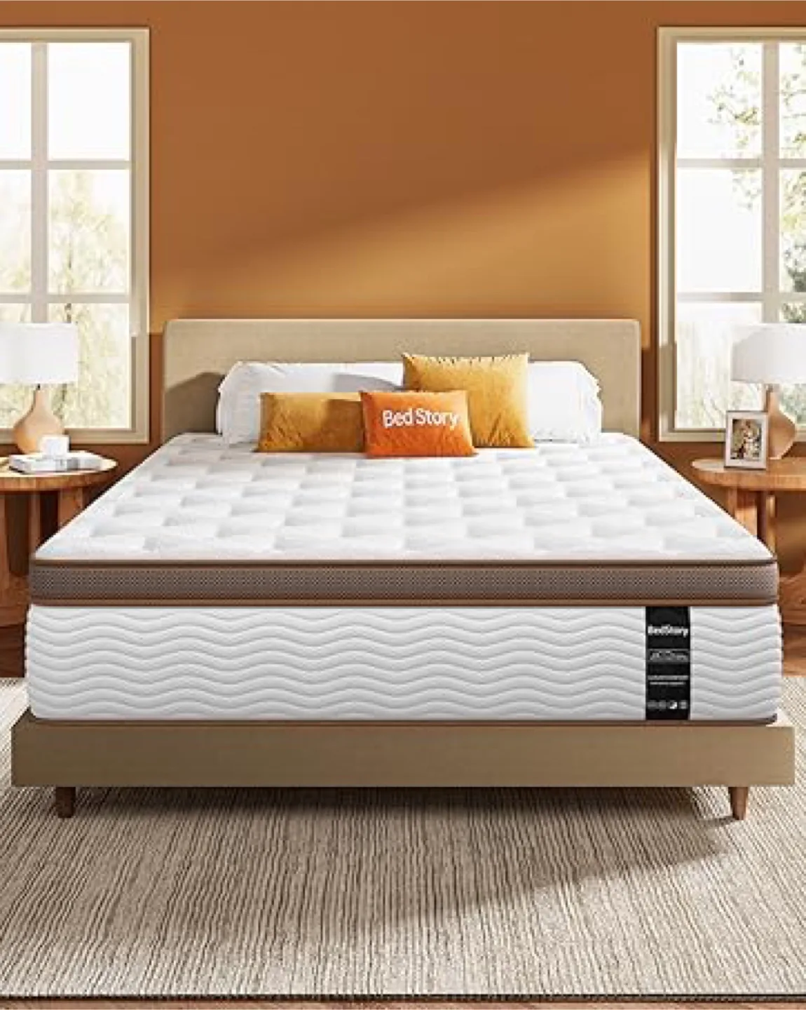 Pickup Tomorrow, BedStory Hybrid King Mattress 14-Inch image indicator(3)