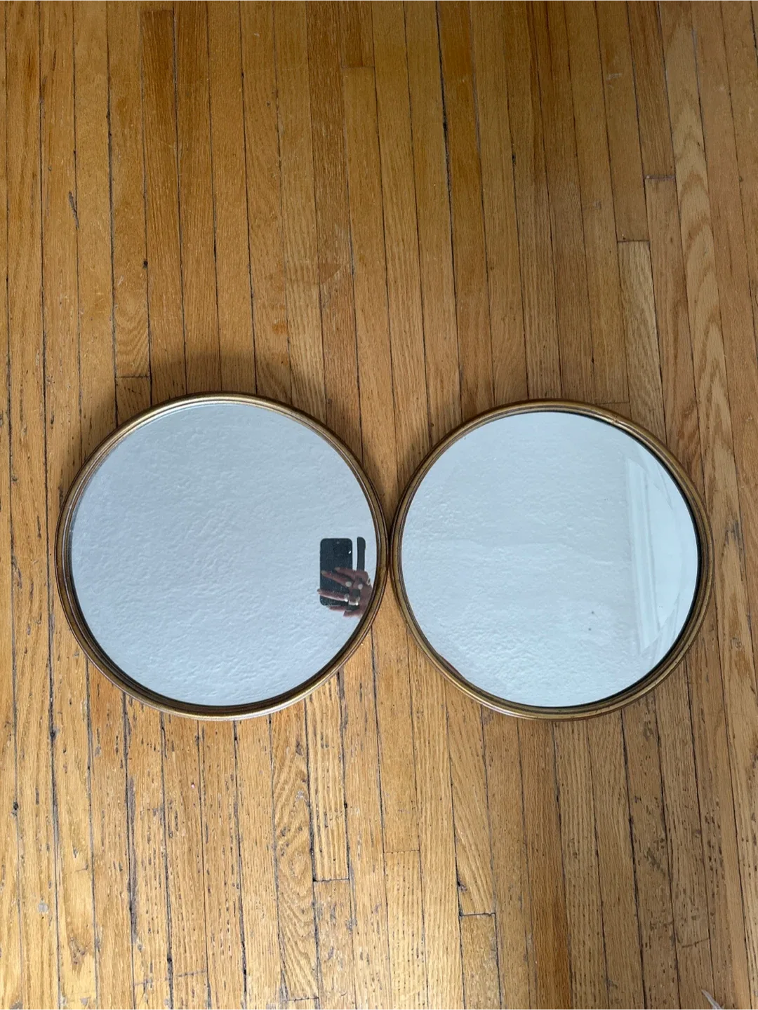 Set of Two Circle Mirrors thumbnail