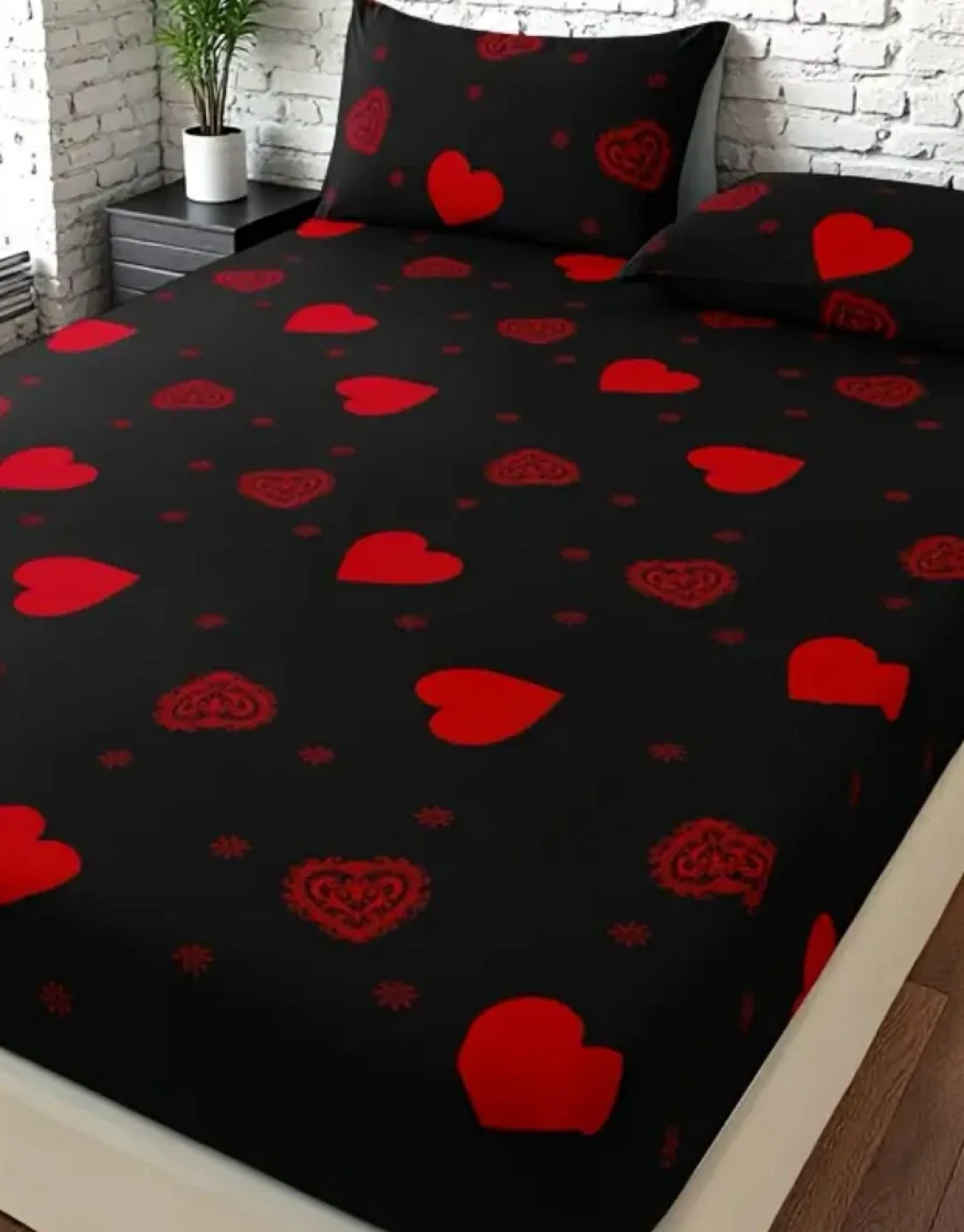 3 pieces Queen size Fitted bedsheet set image indicator(3)