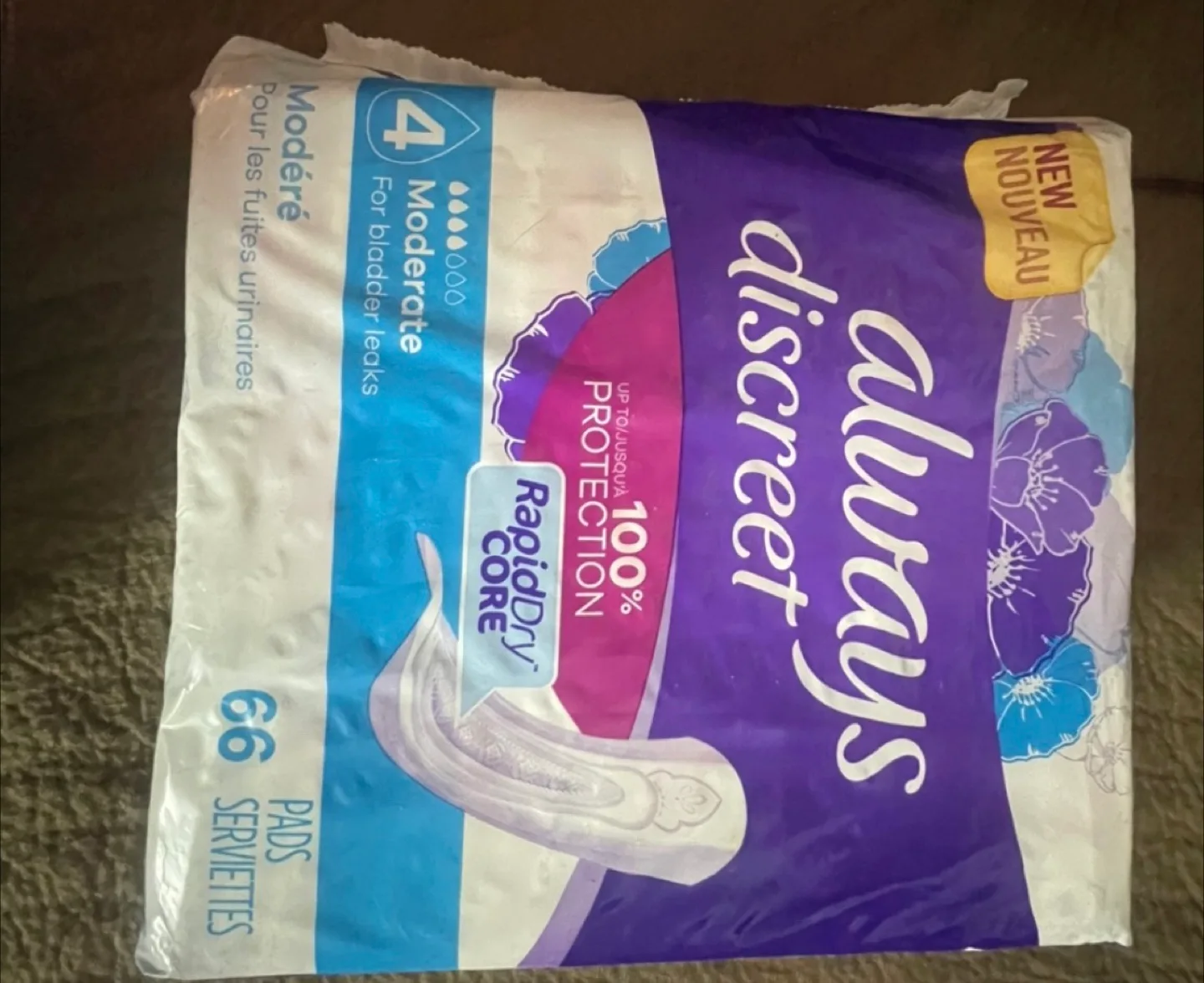 Always Discreet Moderate Pads - 66 Count thumbnail