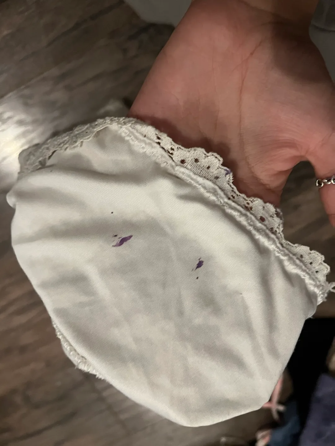 Garage White Lace Bralette - Size M/M image indicator(3)