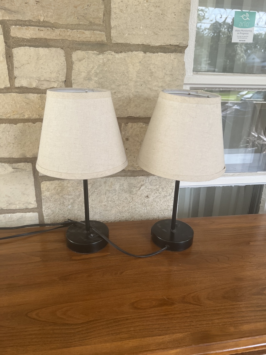Pair of Small Bedside Lamps - photo 4
