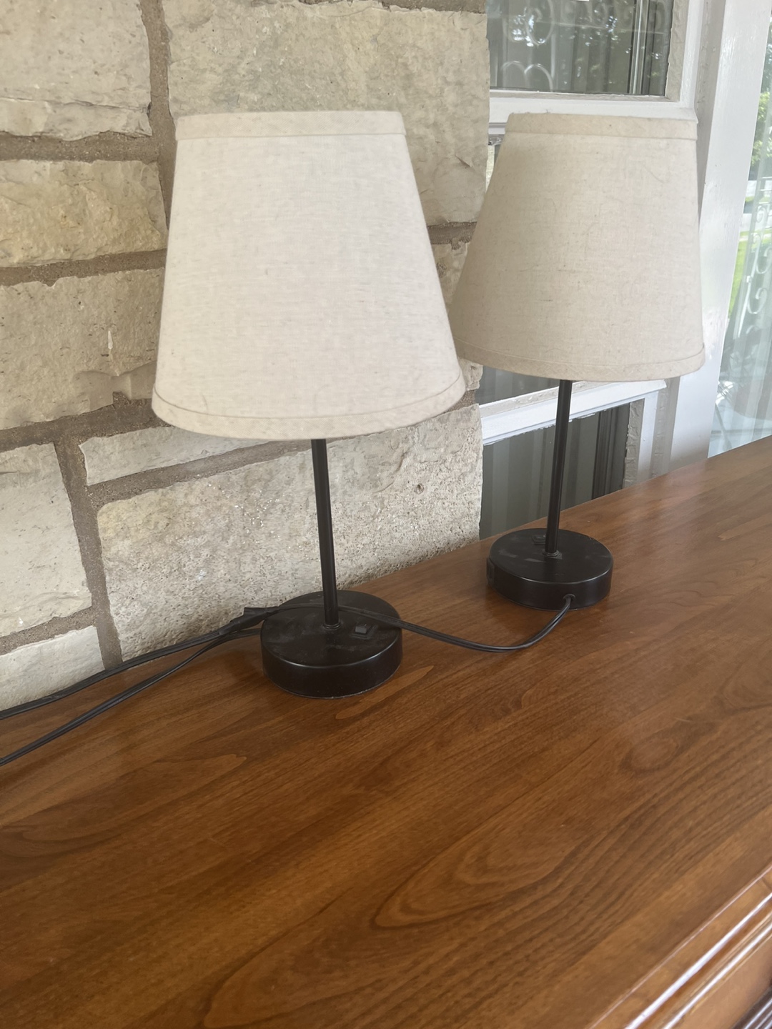 Pair of Small Bedside Lamps - photo 5