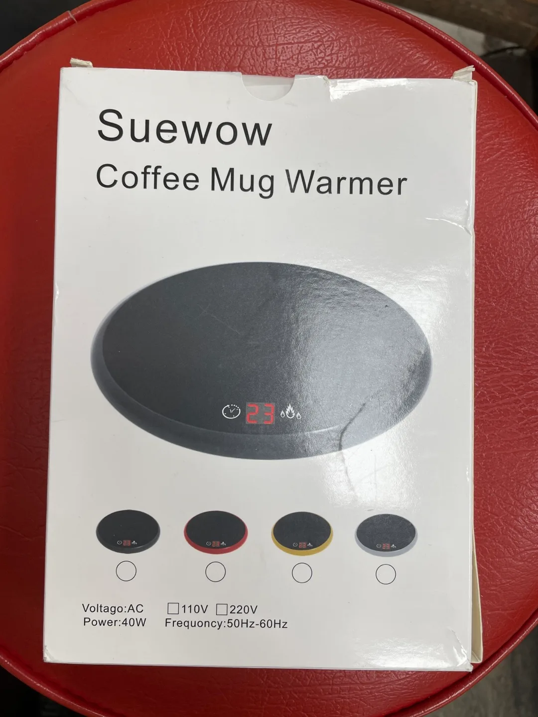 Suewow Coffee Mug Warmer - Brand New in Box!