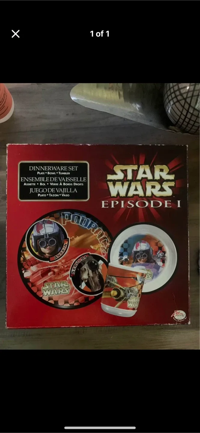Star Wars Episode I Dinnerware Set Child’s thumbnail